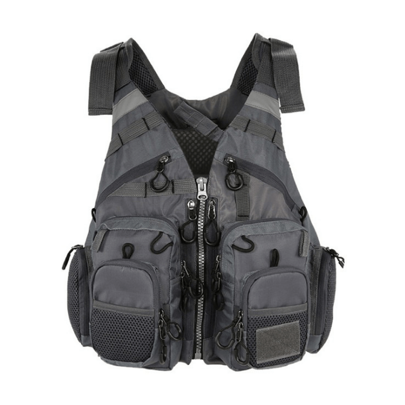 Adjustable Fishing Vest For Men And Women, For Fly Bass Fishing And Outdoor Activities - Click Image to Close