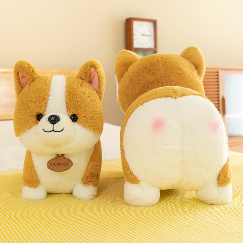 Corgi Dog Plush Toy Cute Cartoon Cute Stuffed Soft Doll - Temu