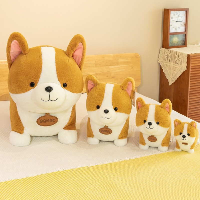 Yellow Corgi Dog Soft Plush Toy