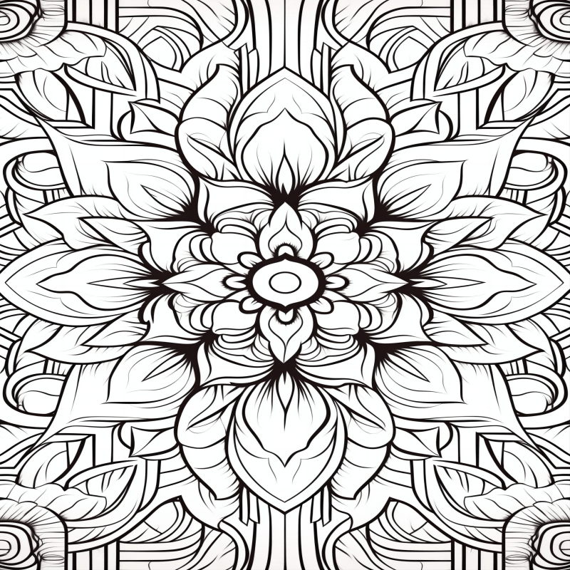 Original Upgraded A4 Paper Thickened 20 Pages 1 Mandala Animal Theme Coloring  Book Adult Soothing Stress Coloring Book Halloween Christmas Holiday Party  Gift - Arts, Crafts & Sewing - Temu