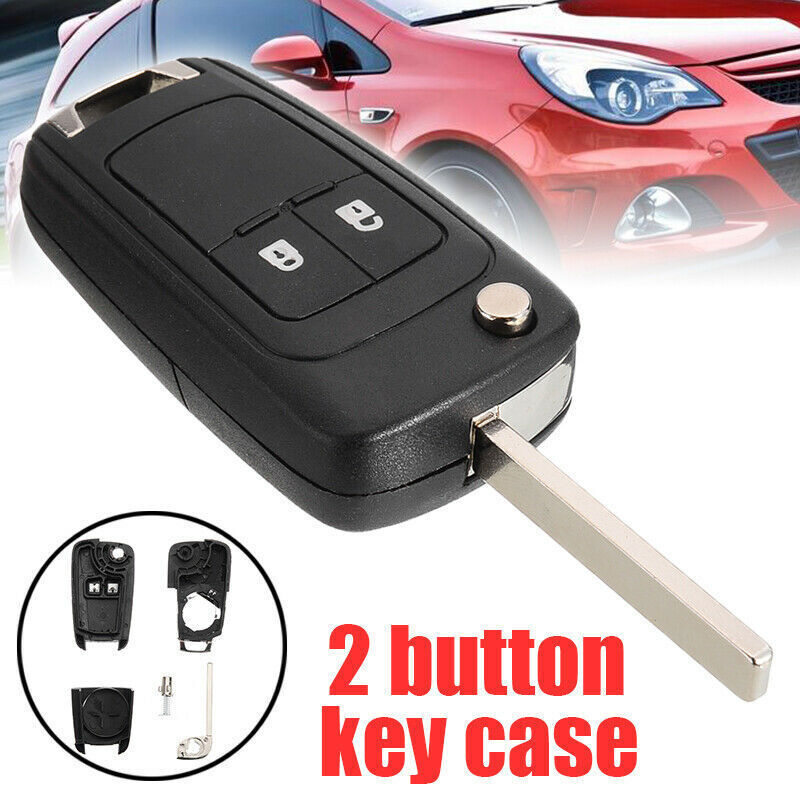 2 Tasten Flip Remote Key Fob Case Shell Fit Für Opel Für Vauxhall