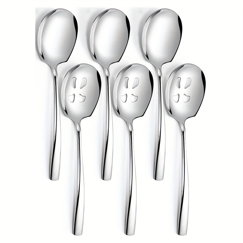 Serving Spoon - Flatware Serving Sets For Mixing And Cooking Big