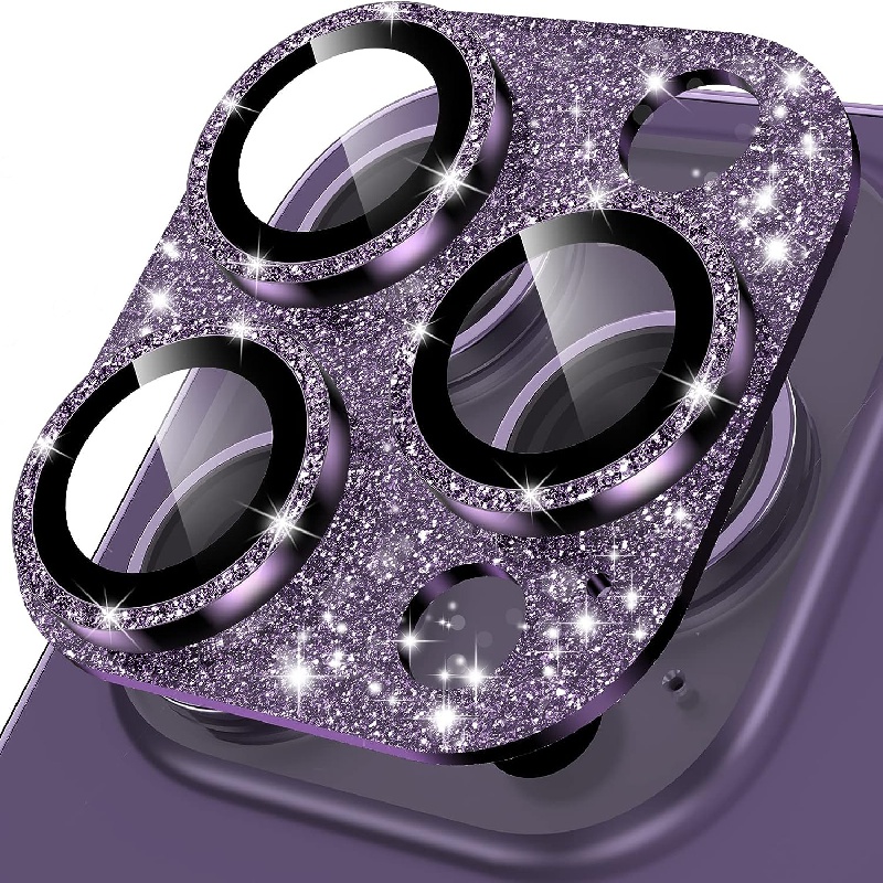 Protector Camara Glitter Para iPhone 14 Pro / 14 Pro Max