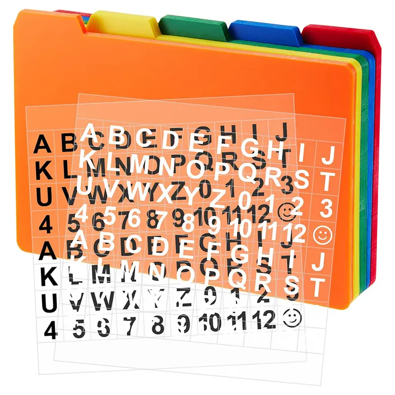 Alphabet Number Sticker Index Card Dividers Self adhesive - Temu