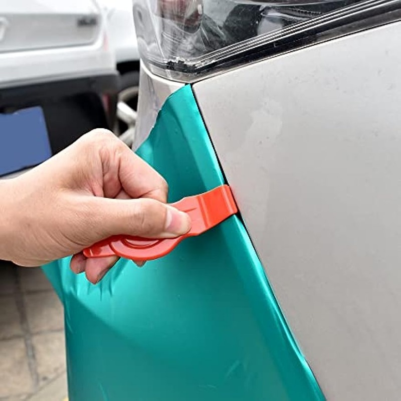  FOSHIO Vinyl Car Wrapping Flexible Micro Squeegee Curves Slot  Tint Tool Set 3 in 1 with Different Hardness for Installing Vehicle Wraps  and Auto Stickers : Automotive