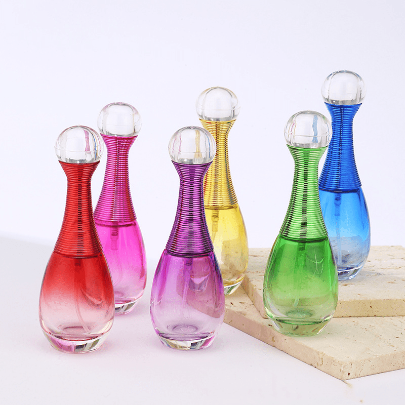 Perfume Bottle 5ml-20ml Empty Container Travel Portable Elegant Alcohol  Ultra Mist Sprayer Atomizer Spray Bottles Colorful Glass