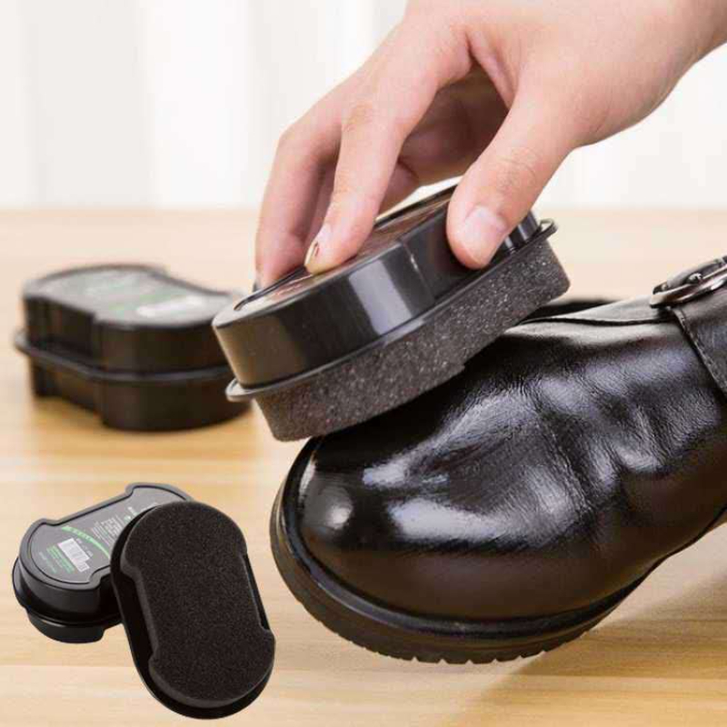 1pc Shoe Polish Leather Shoe Wipe, Single-sided Sponge Shoe Wipe