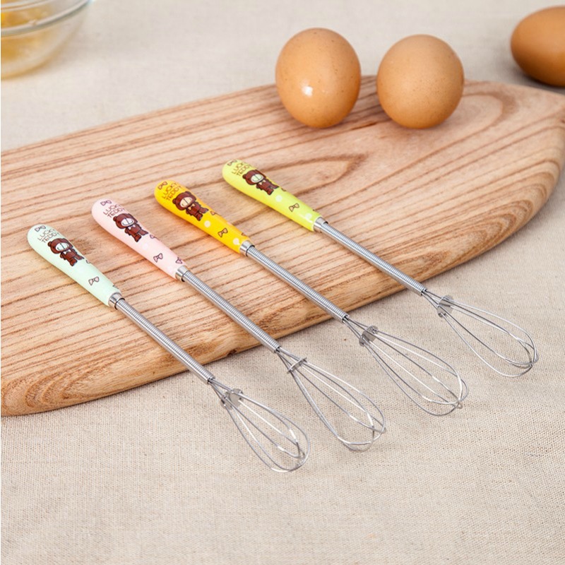 Mini Whisk Stainless Steel Egg Beater With Ceramic Handle - Temu