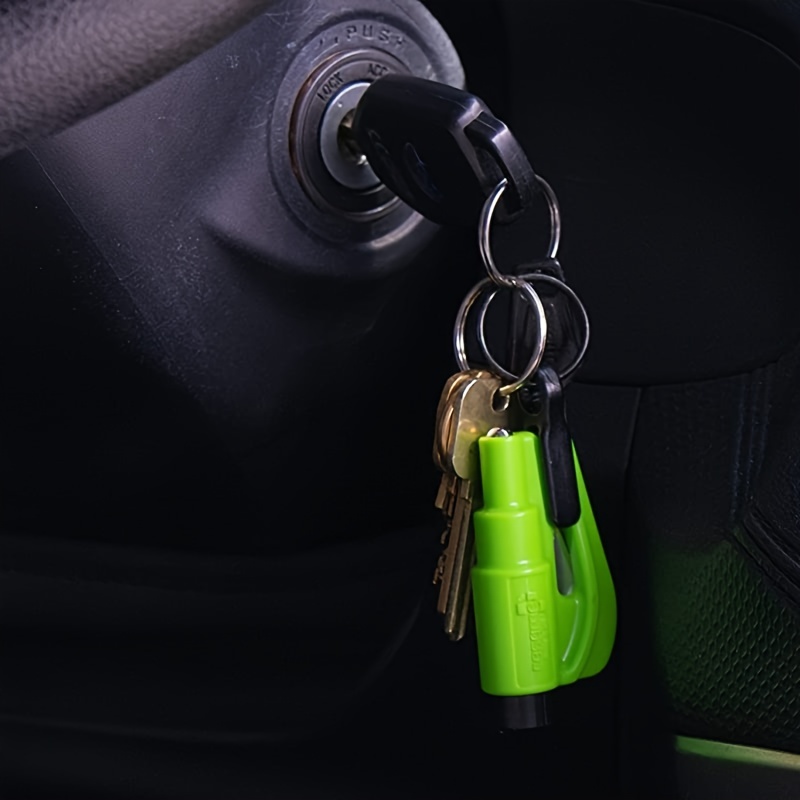 1 Safety Belt Cutter Emergency Key Chain Car Escape Tool - Temu United  Kingdom