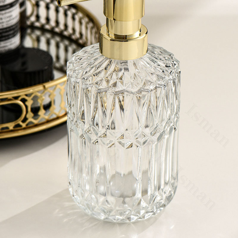 Soap Dispenser Countertop Lotion Bottle with Pump Bathroom