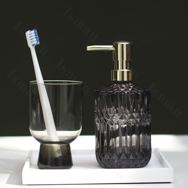 Soap Dispenser Countertop Lotion Bottle with Pump Bathroom