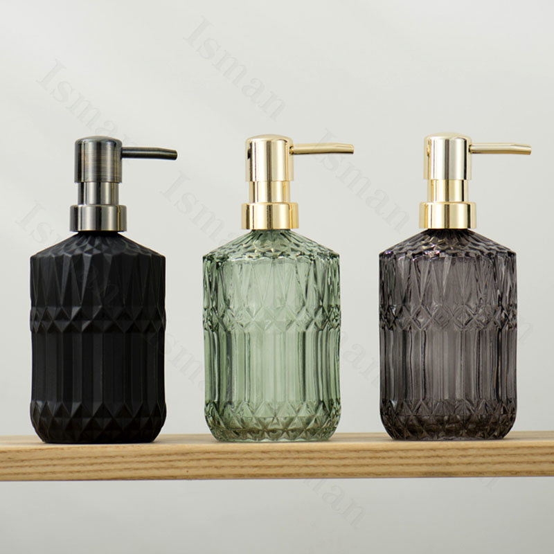 Soap Dispenser Countertop Lotion Bottle with Pump Bathroom
