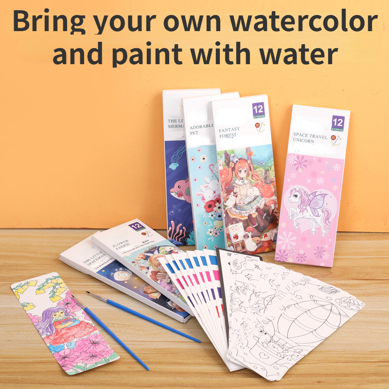 School Supplies Children's Watercolor Painting Graffiti - Temu