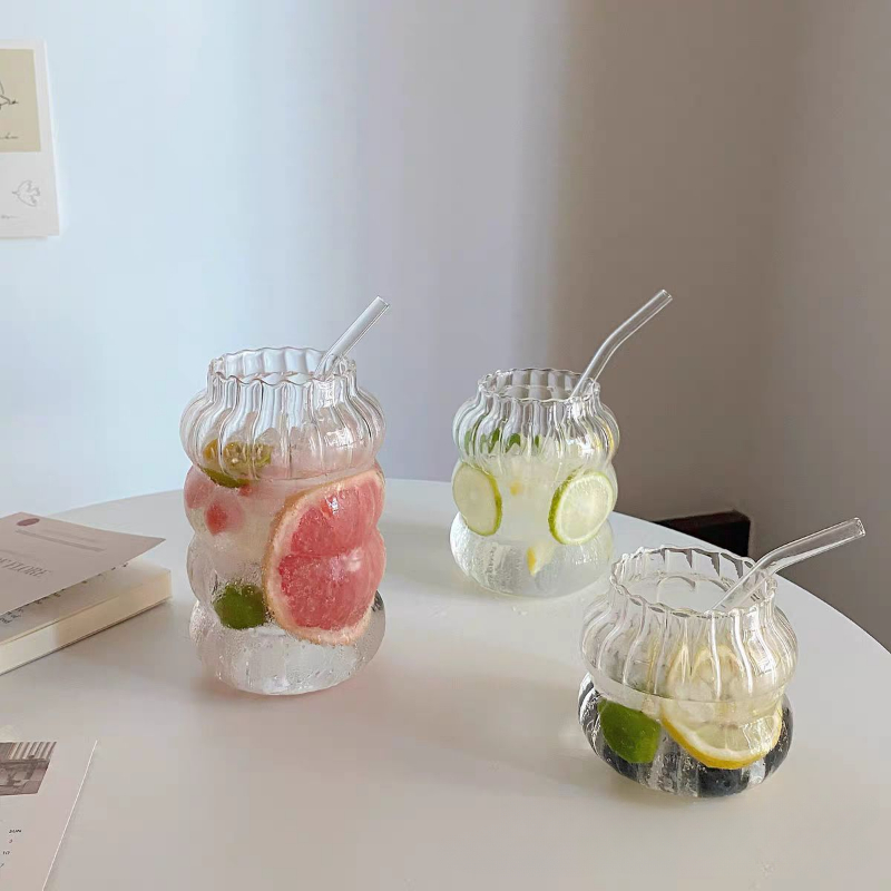 Cloud Cup Smooth Surface, Irregular Shaped Drinking Glass, Wavy Clear Glass  Water Cup, Iced Coffee Cups, Cute Drinking Cups, Summer Winter Drinkware,  Home Kitchen Items - Temu