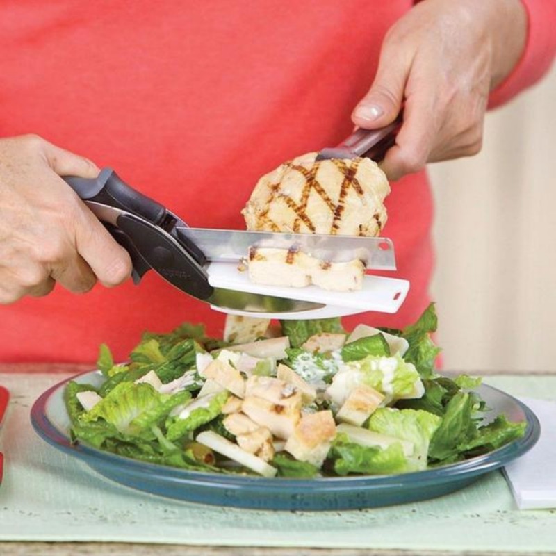 Smart Clever Scissor Cutter 2 in 1 Cutting Board Utility Cutter