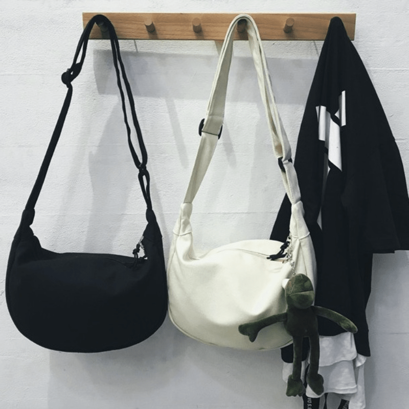 Fabric crossbody hobo discount bag