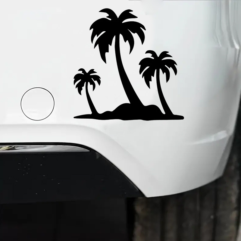 Palm Tree On Island Car Stickers For Car Truck Motorcycle - Temu