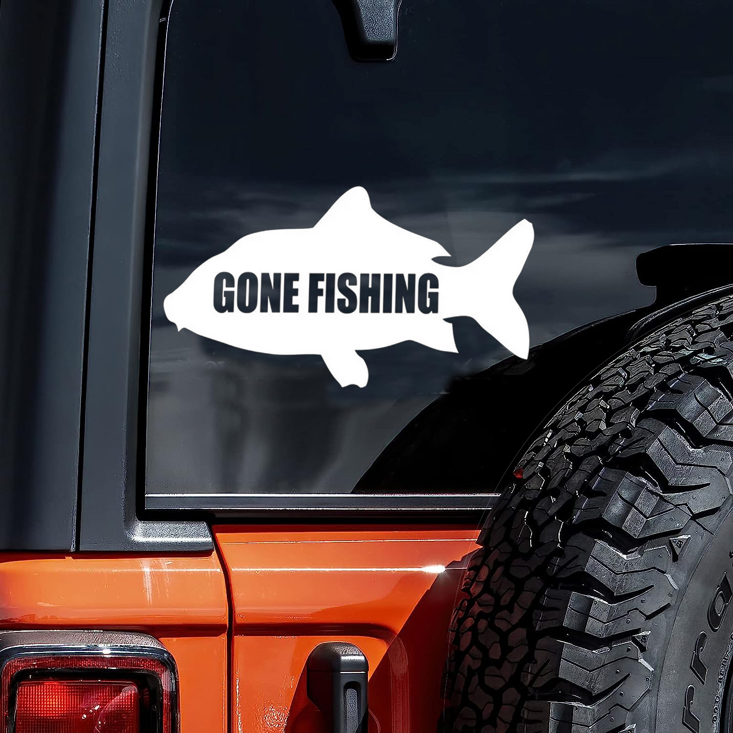 Go Fishing Carp Car Sticker For Laptop Bottle Truck Phone - Temu