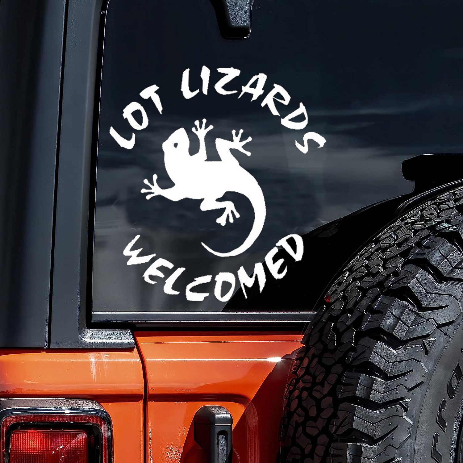 Lot Lizards Welcome Design Car Sticker For Laptop Truck - Temu