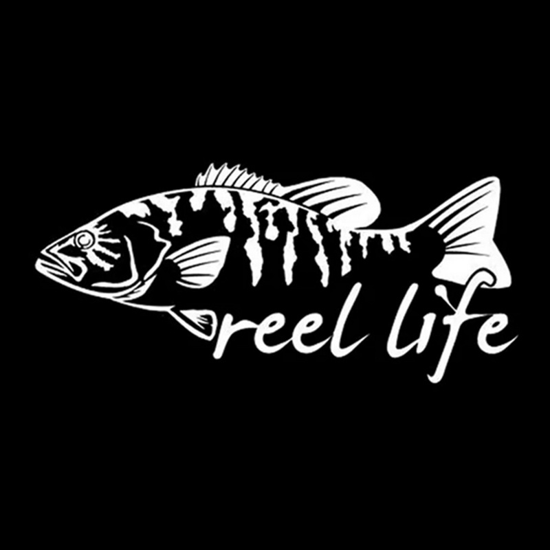 Reel Life Fishing Car Stickers Laptop Water Bottle Car Truck - Temu  Australia