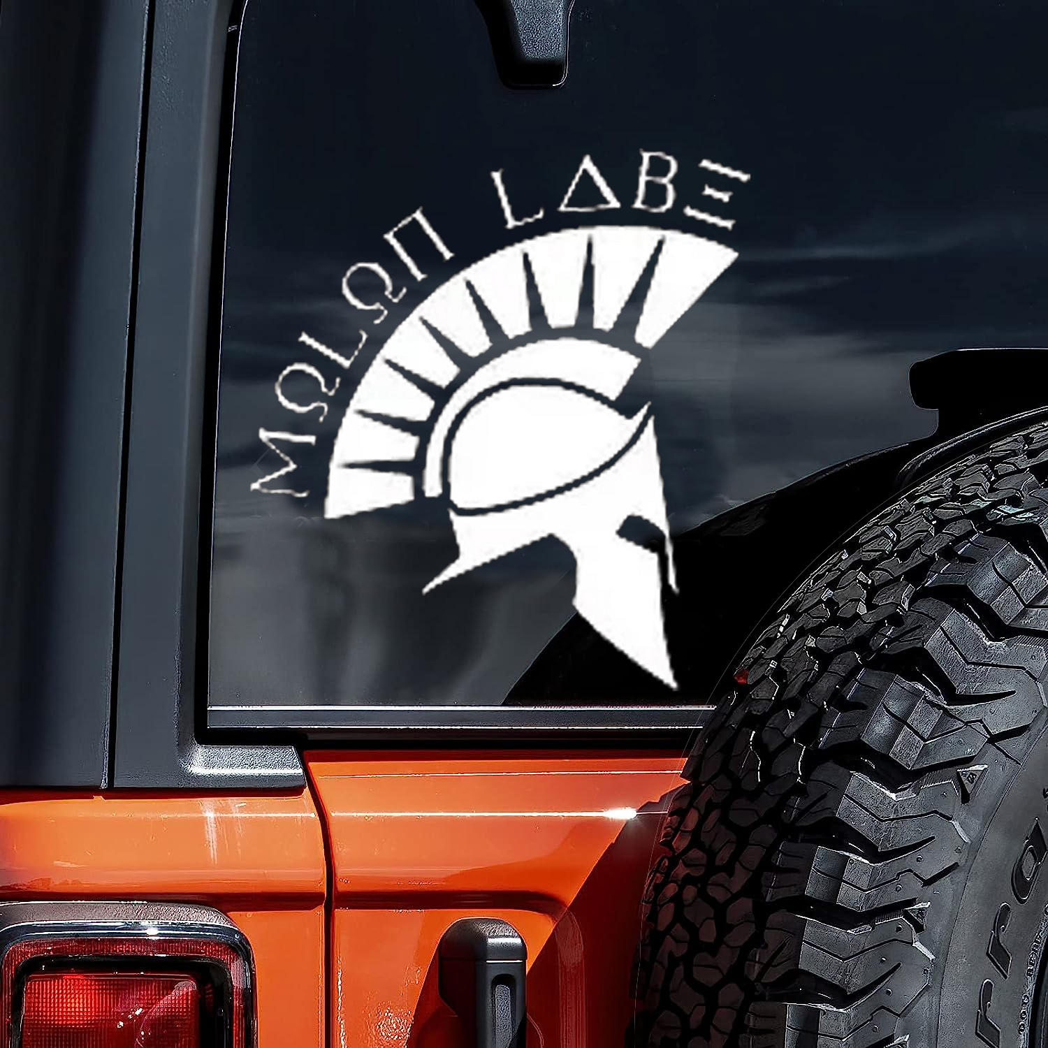 Molon Labe Cool Men Funny Car Stickers For Laptop Water Bottle Car Truck  Van SUV Motorcycle Vehicle Paint Window Wall Cup Toolbox Guitar Scooter  Decal