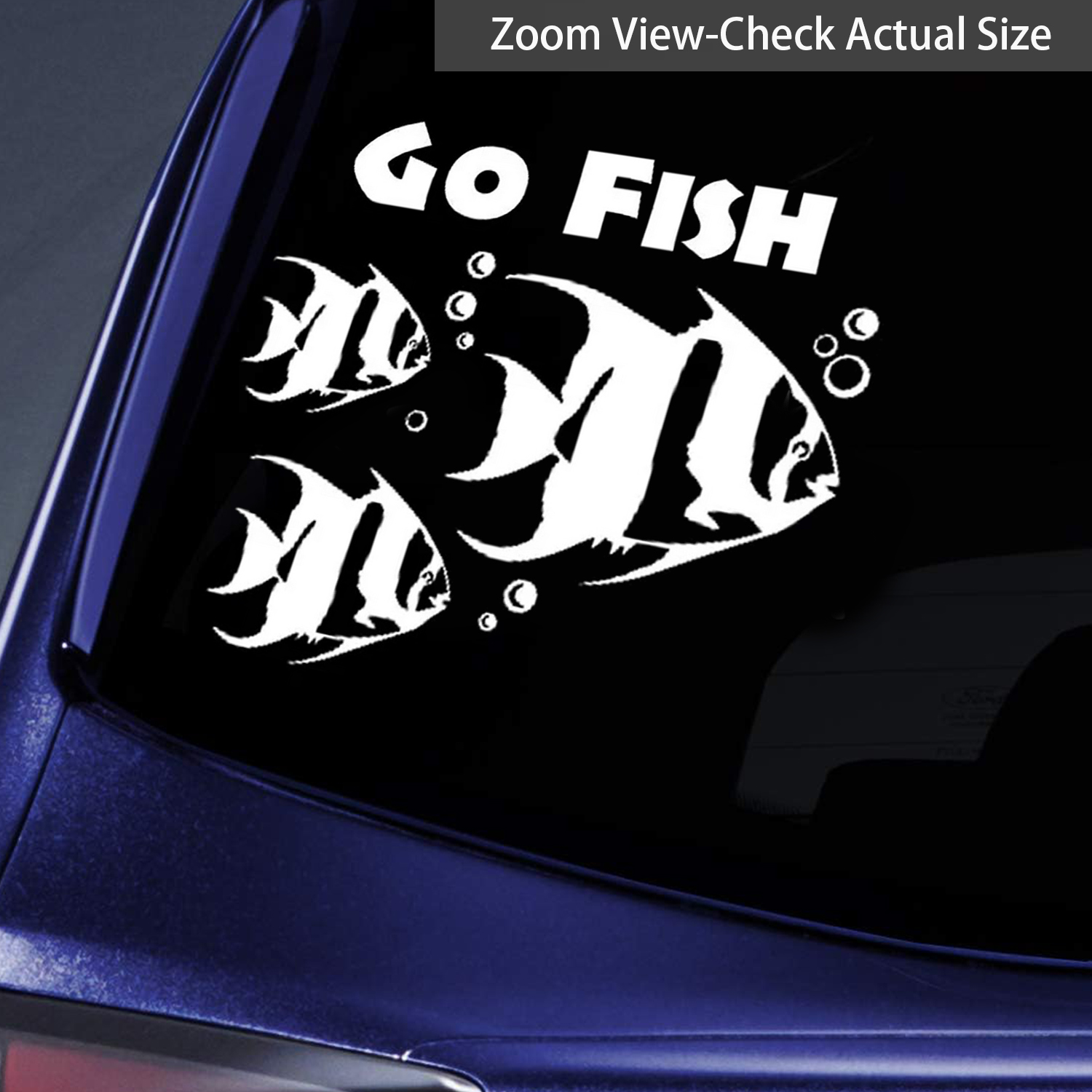 A Crappie Day! Fishing Vinyl Die Cut Bumper Car Sticker - Temu