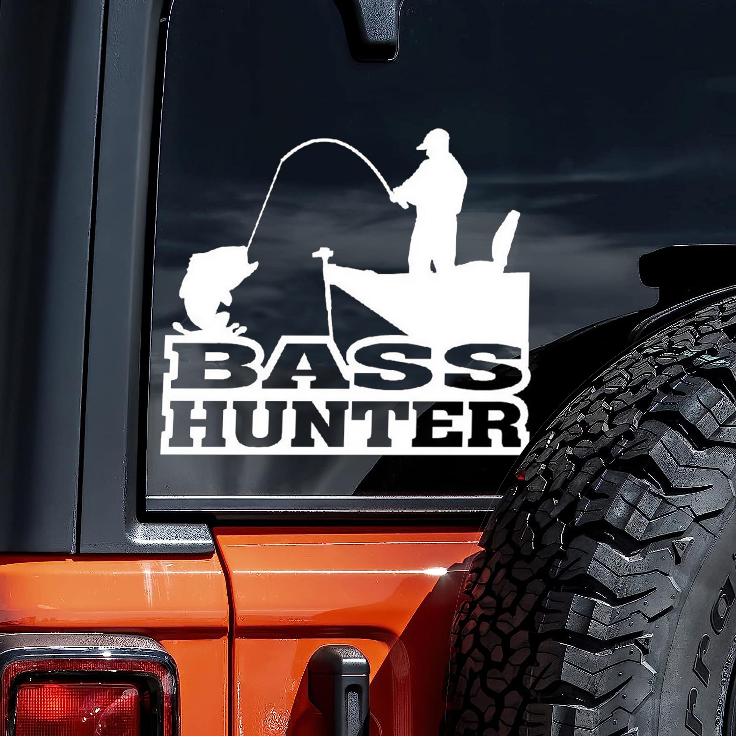 Largemouth Bass Fishing Vinyl Car Motorcycle Bumper Sticker - Temu