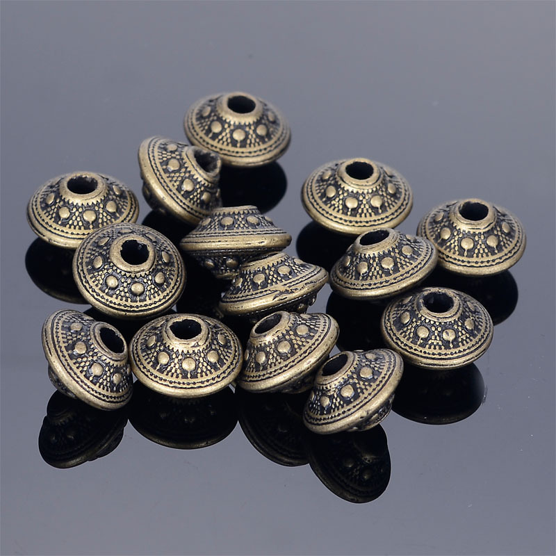 25pcs 14mm Acrylic Ufo Disc Shape Loose Spacers Abacus Loose Beads For Diy Necklace Bracelets Jewelry Making