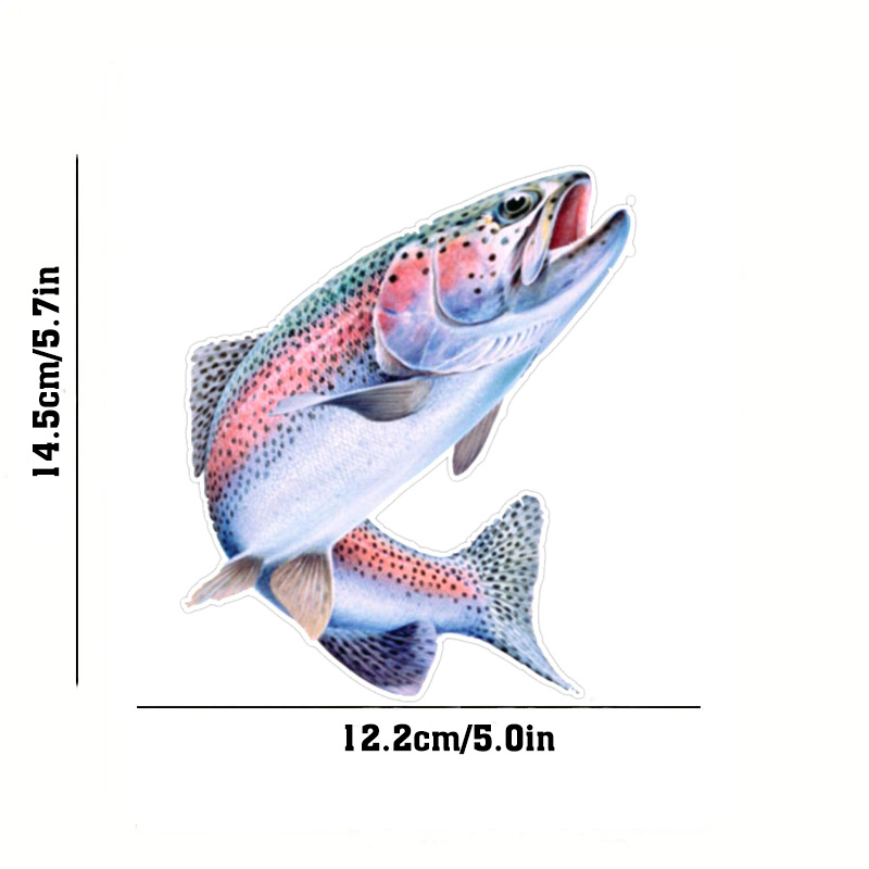 Trout Fish Car Sticker Waterproof Decal Funny Car - Temu