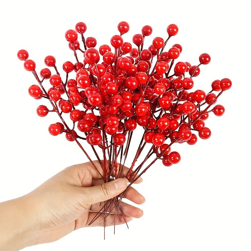 Winter Berry Picks/Red Berries Pick/Decorative