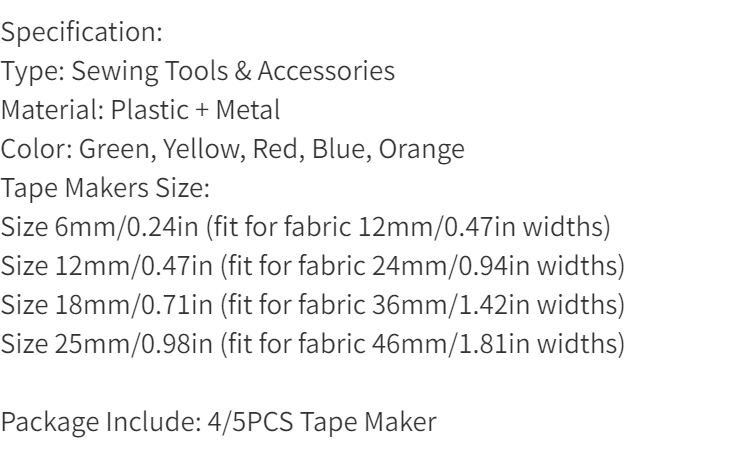 Bias Tape Maker Splicing Cloth Maker Binding - Temu