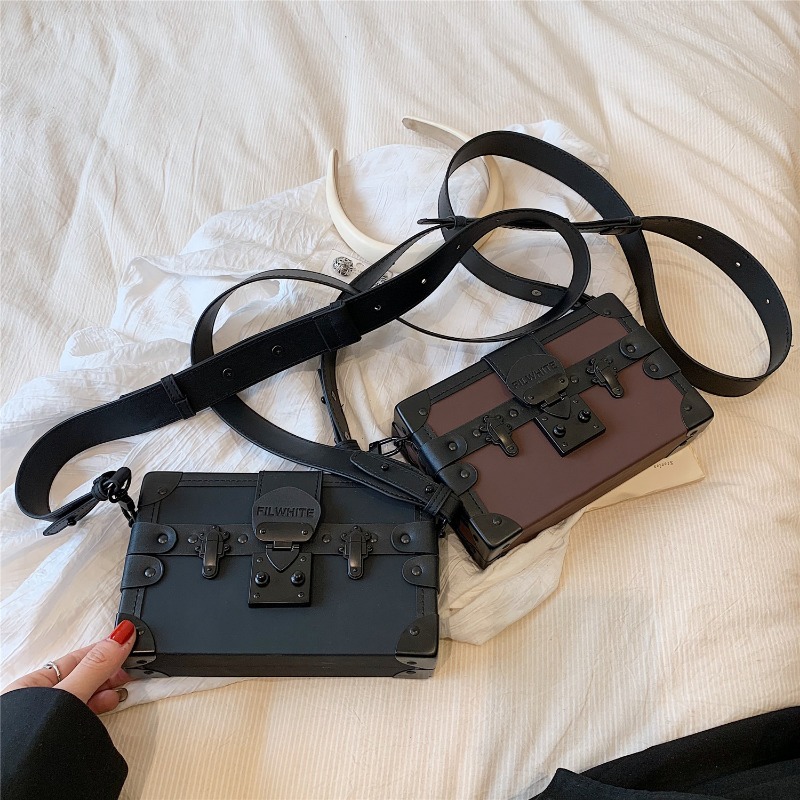 Rivet Box Crossbody Bag