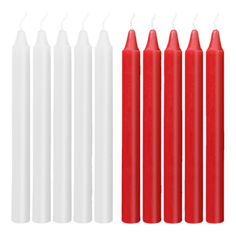 Red And White Candles Household Power Outage Smokeless - Temu Germany