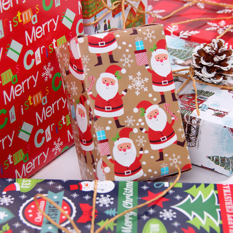 Christmas Gift Packaging Wrap  Wrapping Paper, Gift Bags, Tissue