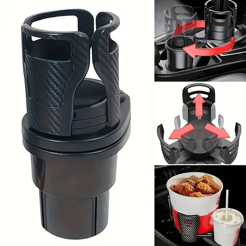 Linkstyle 2PCS Car Cup Holder, Multi-Function Drink Cup Holder Car