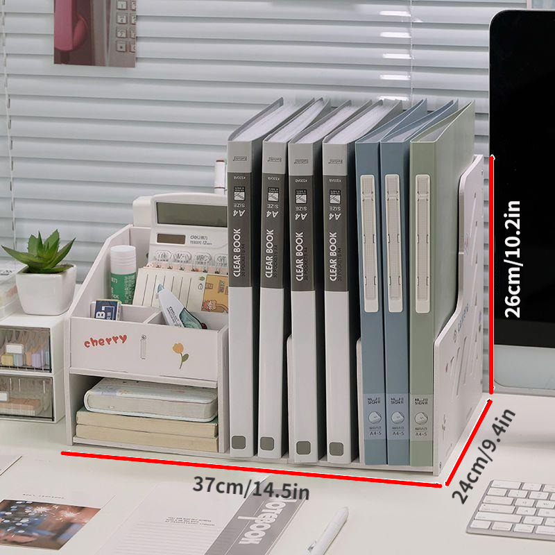 Multifunctional Shelves Books Storage Shelf Desktop File A4 Paper