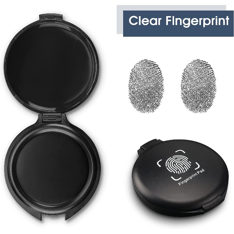 Thumbprint Fingerprint Ink Pad For Notary Supplies - Temu Germany