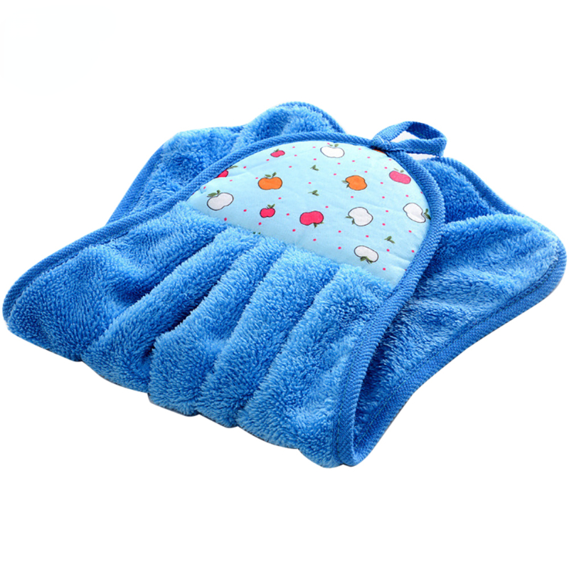 1Pcs Soft Absorbent Towels Kitchen Bathroom Hanging Wipe Hand Towels Baby