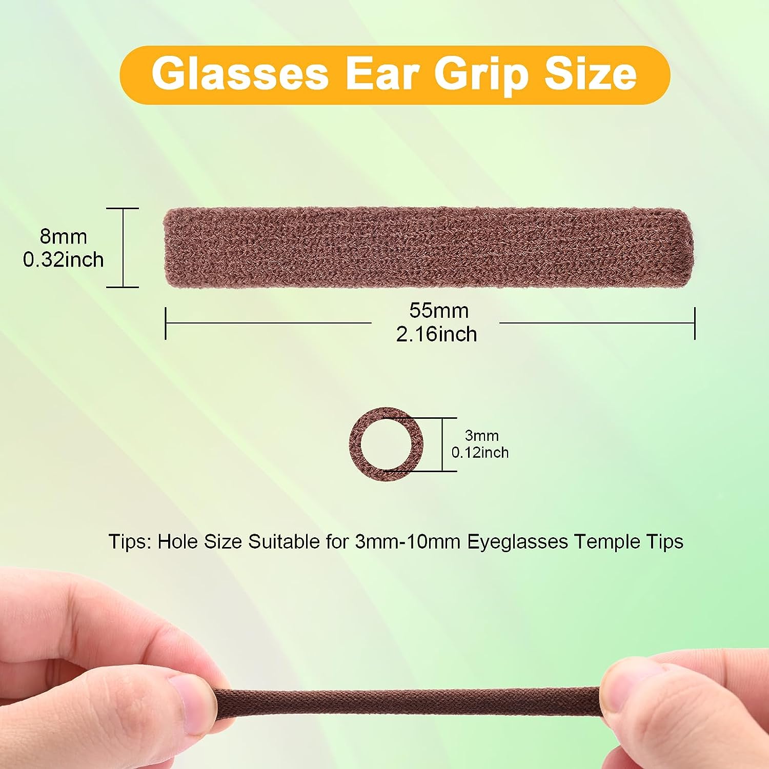 Eco-Friendly Stock Non-Slip Knitted Elastic Silicone Gripper