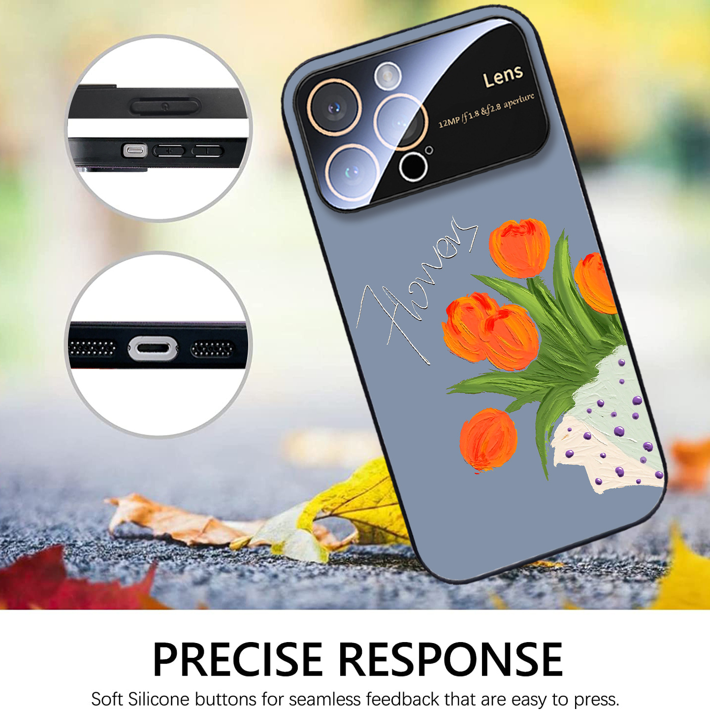 Cristal protector con efecto espejo para iPhone 11 Pro/XS/X