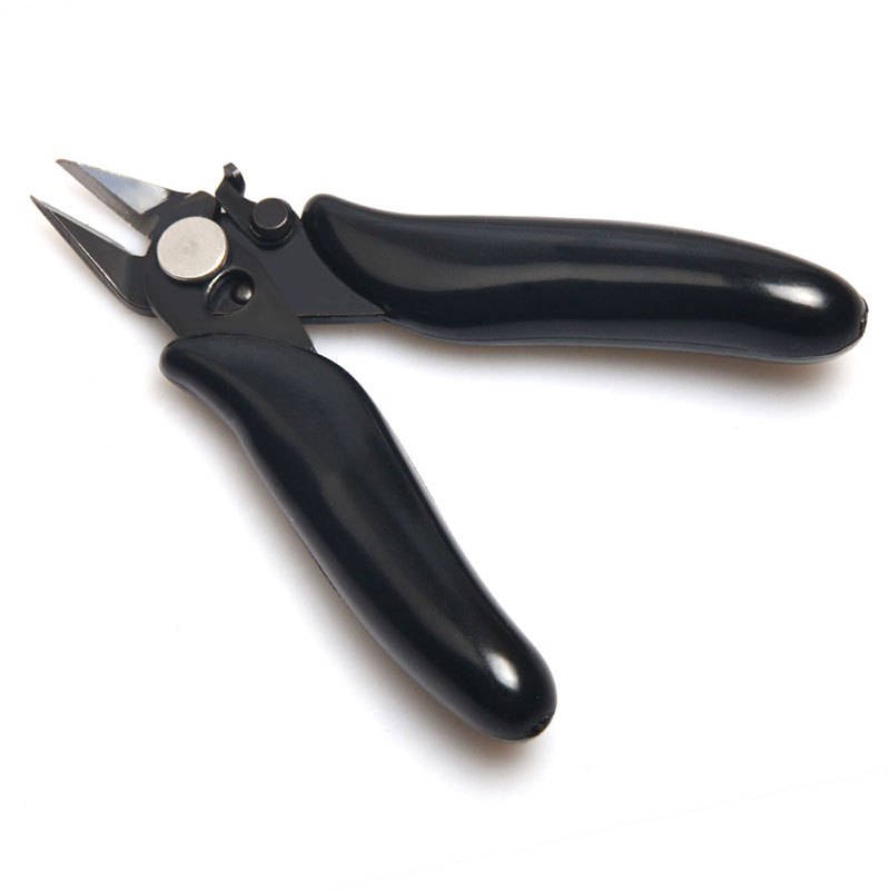 3.5inch Mini Diagonal Cutting Pliers Wire Cable Side Flush Cutter Hand Tool  Part