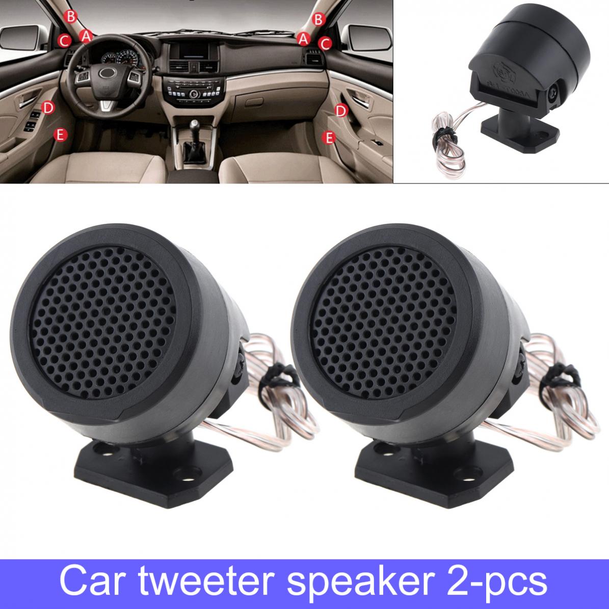 TOTMOX Altoparlante Stereo per Auto, Super Tweeter Telaio in