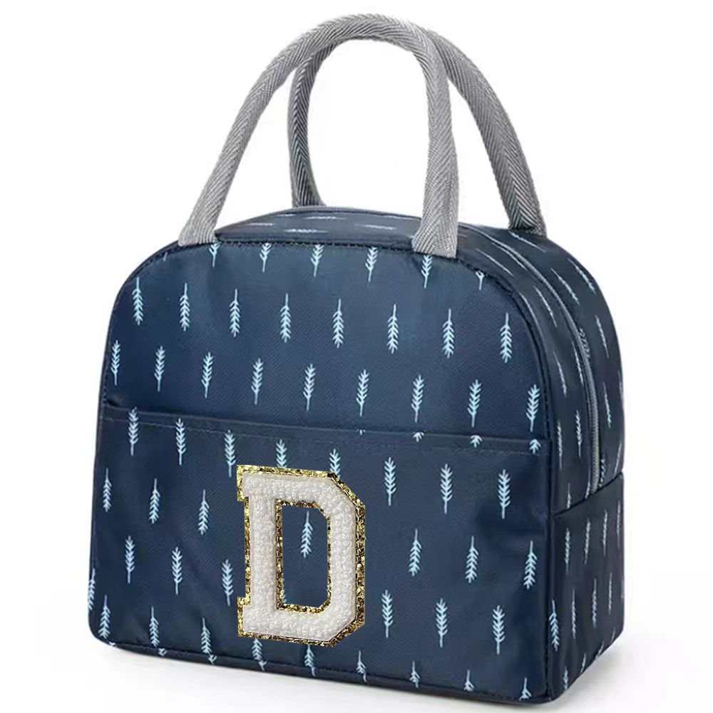 Thermal Lunch Bag Insulated Cooler Pouch Ice Pack Tote for Camping Picnic Beach