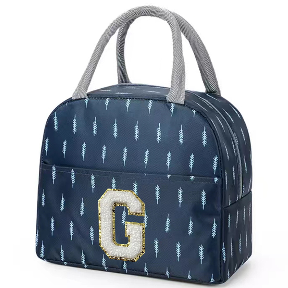 Thermal Lunch Bag Insulated Cooler Pouch Ice Pack Tote for Camping Picnic Beach