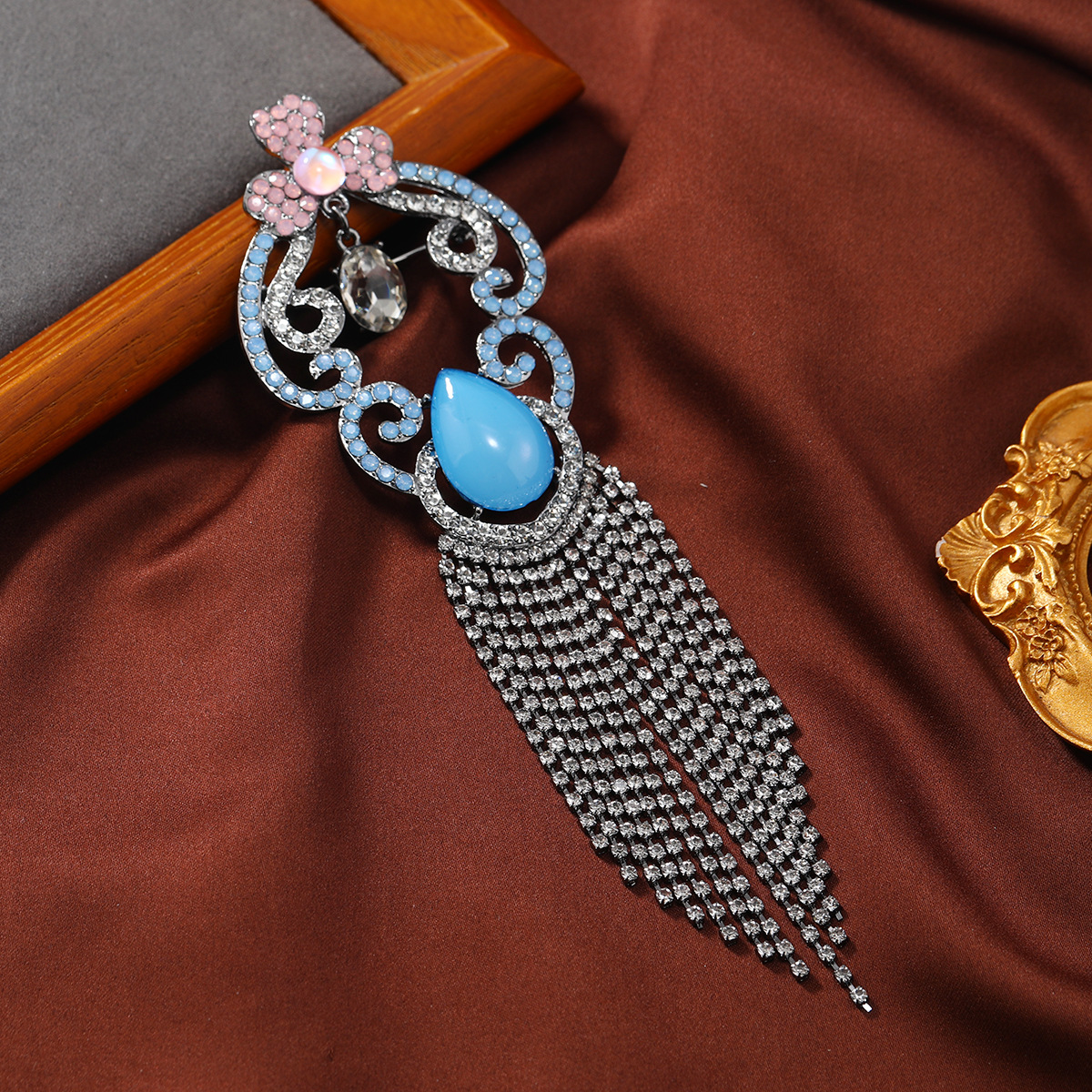 Crystal Flower Brooch Pin For Men Women Vintage Elegant - Temu
