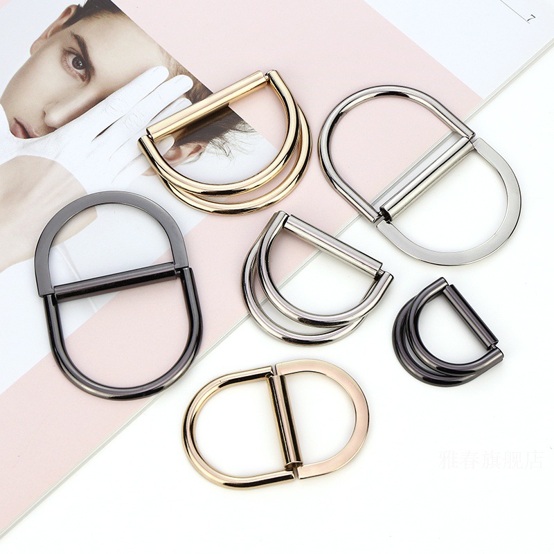 D Rings,50Pcs D Rings Close Luggage Hardware Accessories Metal D Rings  Buckle Cutting-Edge Features 