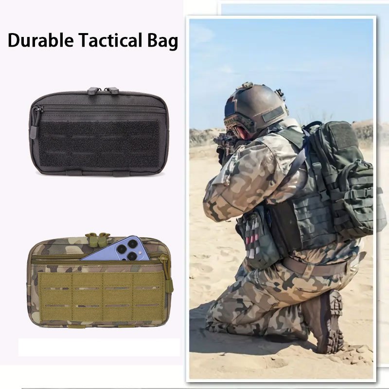 Tactical EDC Compact Molle Pouch Multi-Purpose Utility Small Waist Pack  Belt Bag