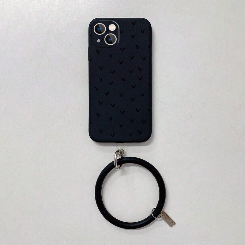 Para Xiaomi Redmi Note 11 Funda 2022 collar cordón cuerda silicona suave  Funda de teléfono para