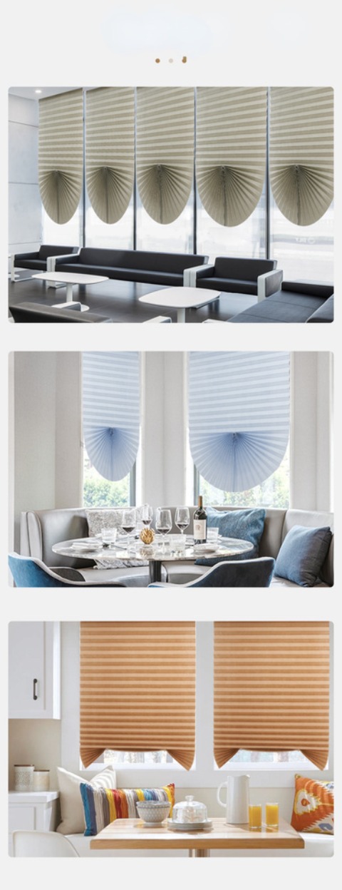 simple non woven fabric window blind folding   shading non woven fabric blackout window curtain details 5