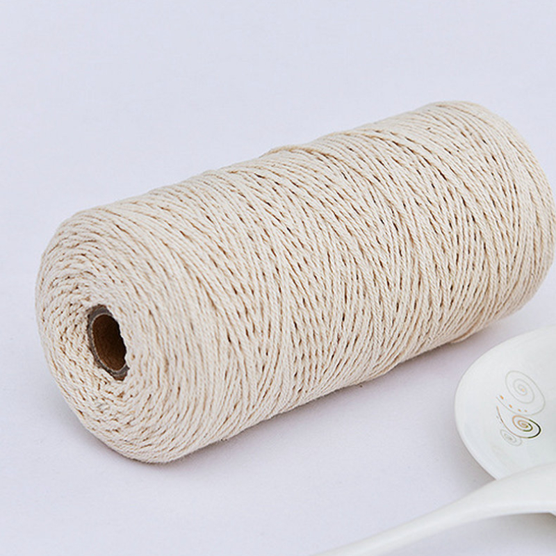 Macrame Cord Beige Macrame Cords Natural Cotton Rope String - Temu